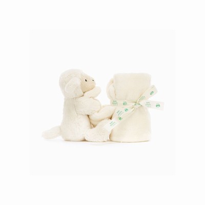 Jellycat Bashful Lamb Soothers USA | 80276OGVT